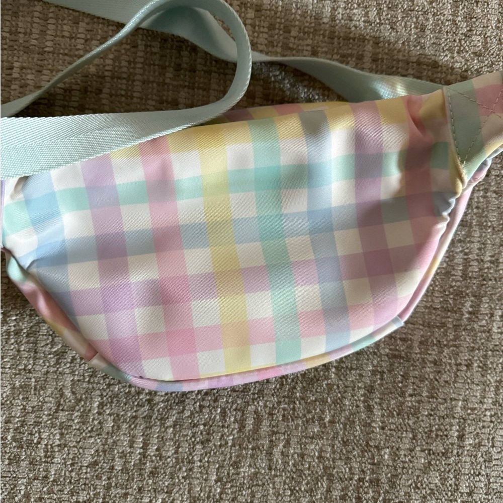 Stoney Clover Lane Pastel Checkered Crossbody Bag - Picture 2 of 8